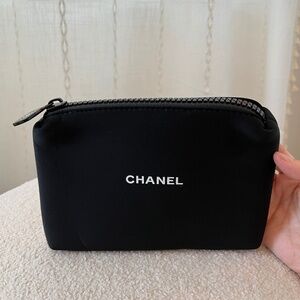 Chanel neoprene pouch bag